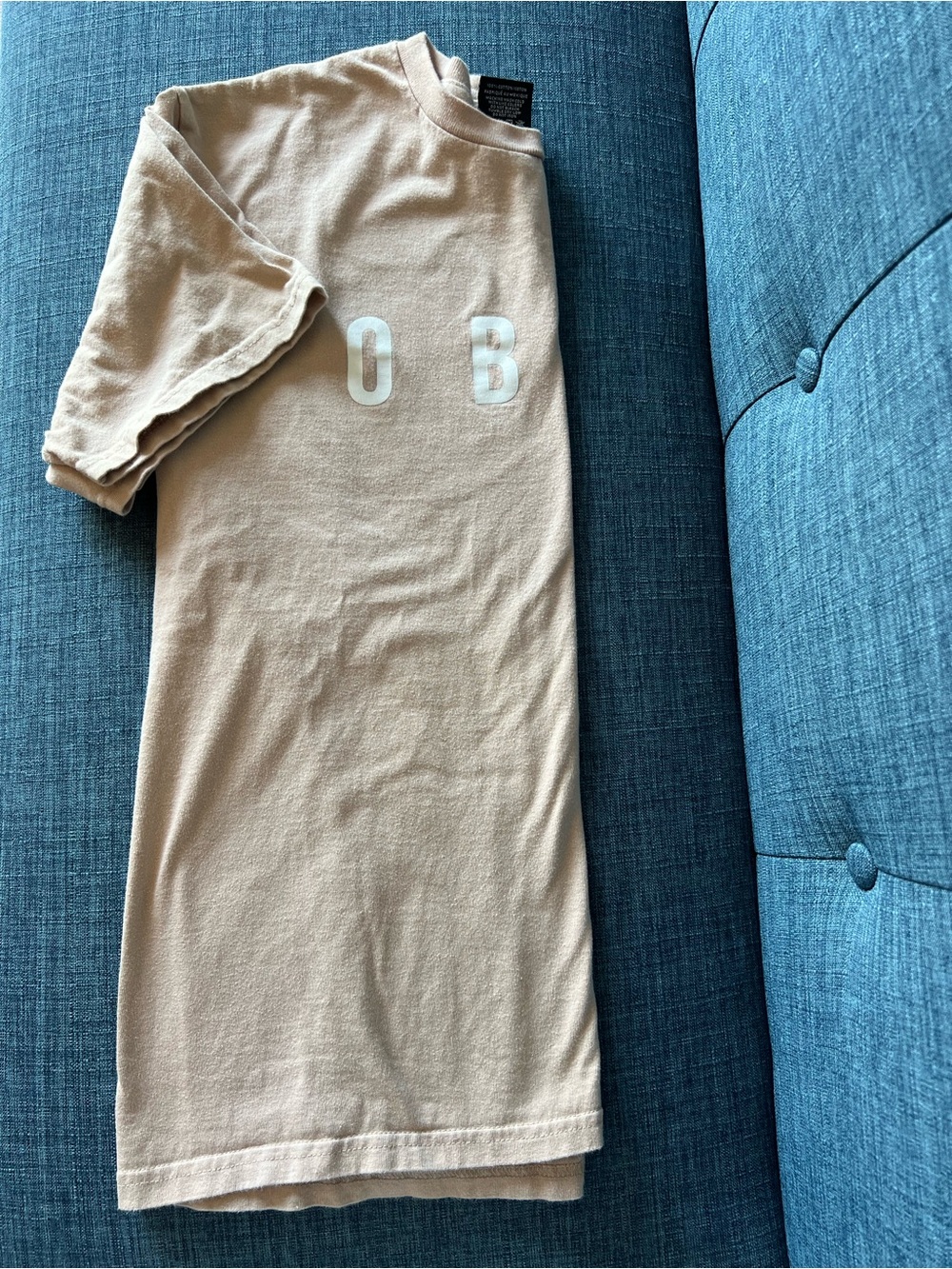 Sale! Obey Men’s Crewneck Shirt in Tan—gently loved! - Picture 3 of 3